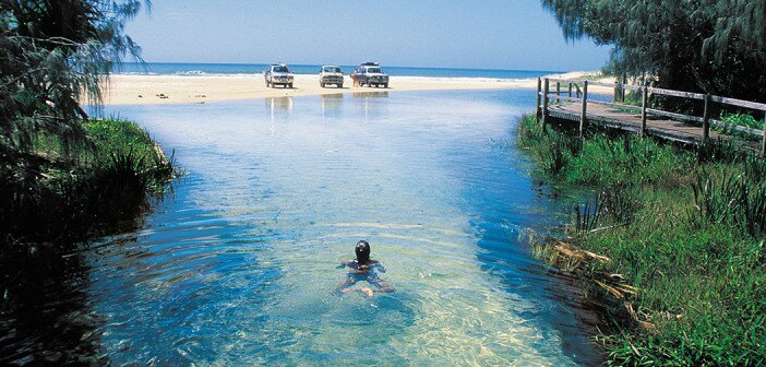 Eli Creek Fraser Island QLD Australia